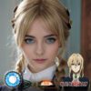 Violet Evergarden Cosplay Blue Contact Lenses - thumbnail 1