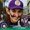 Waluigi Cosplay Contact Lenses - thumbnail 1