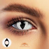 White Cat Eye Halloween Contacts - thumbnail 1