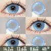 White Cliffs Light Blue Contact Lenses - thumbnail 1