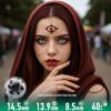 White Multi-Eye Horror Contact Lenses | 4-Lens Pack - thumbnail 1