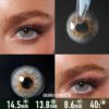 Wolf Gray Contact Lenses - thumbnail 1