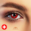 Zombie Nurse II Cross Halloween Contacts - thumbnail 1