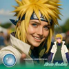 Bright Blue Anime Cosplay Contact Lenses - thumbnail 1