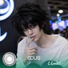 DN : L Lawliet Cosplay Black Contact Lenses - thumbnail 1