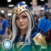 LOL Ashe Cosplay Contact Lenses - thumbnail 1