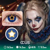 Three Tone Joker Cosplay Colored Contacts - thumbnail 2