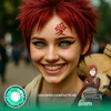 Opal Green Anime Cosplay Contact Lenses - thumbnail 1