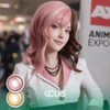 RWBY: Neo Cosplay Heterochromia Contact Lenses - thumbnail 1