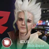 DrS : Senku Ishigami Cosplay Red Contact Lenses - thumbnail 1