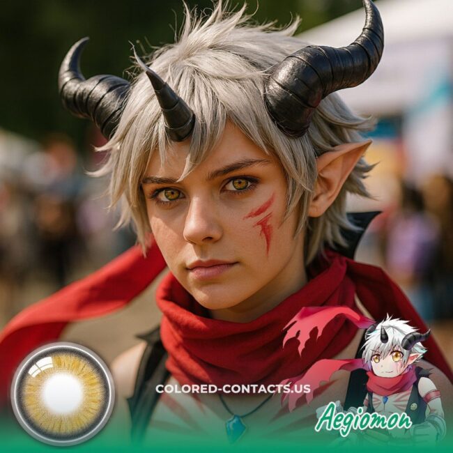 TS : Aegiomon Cosplay Contact Lenses