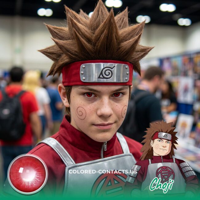 Choji Cosplay Contact Lenses