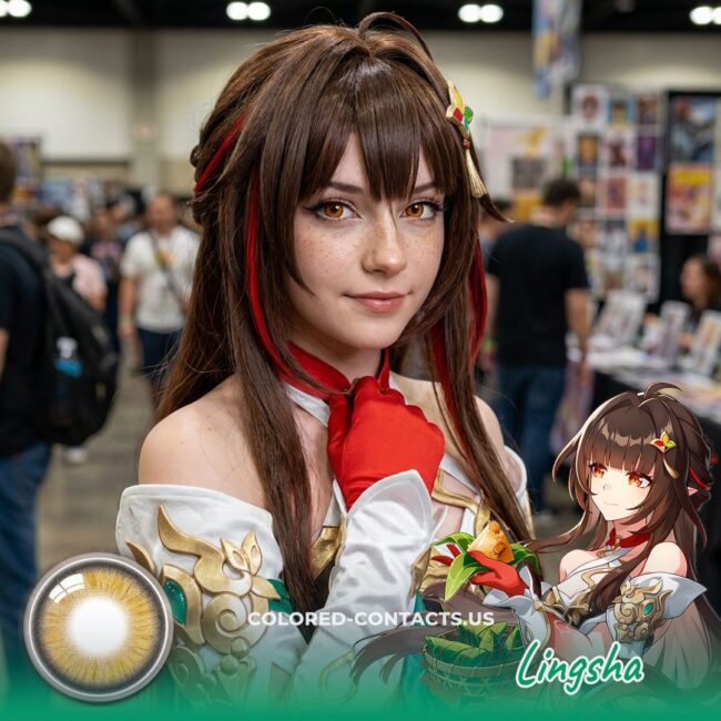 HSR : Lingsha Cosplay Contact Lenses