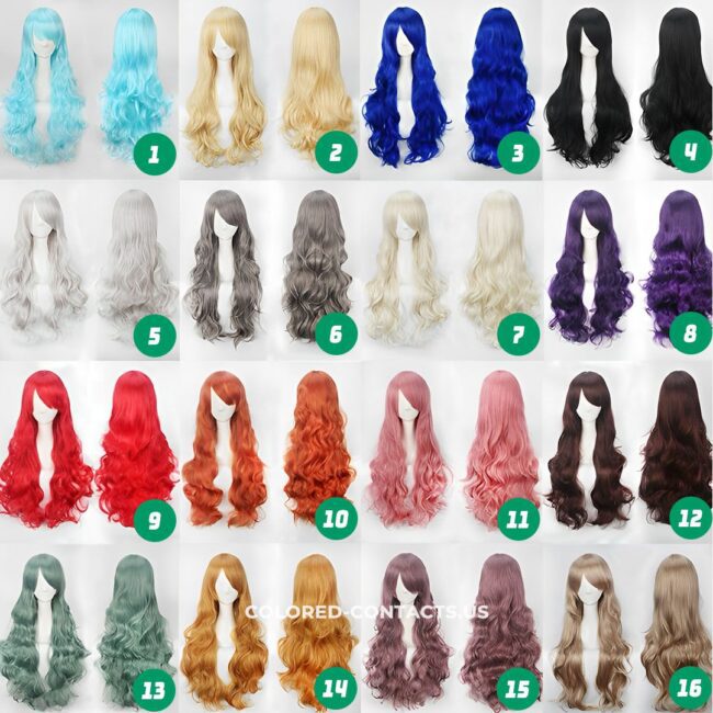 Long Wavy Cosplay Wig Collection – Luxury 80cm Length