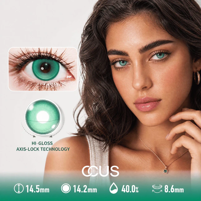 Moss Whisper Green Contact Lenses