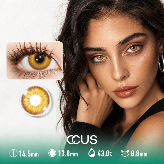 Prague Star Honey Yellow Contact Lenses