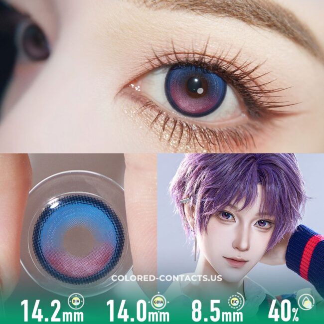 Colorful Rainbow Halloween Contacts