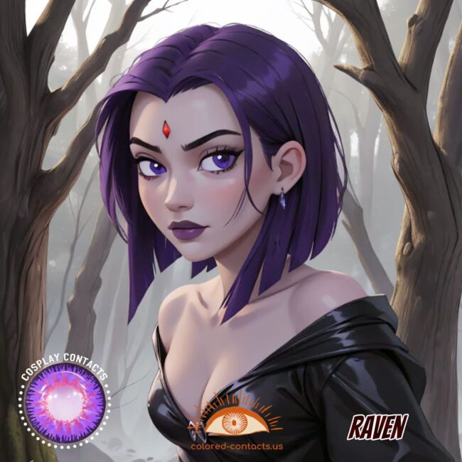 Raven (Teen Titans) Cosplay Contact Lenses
