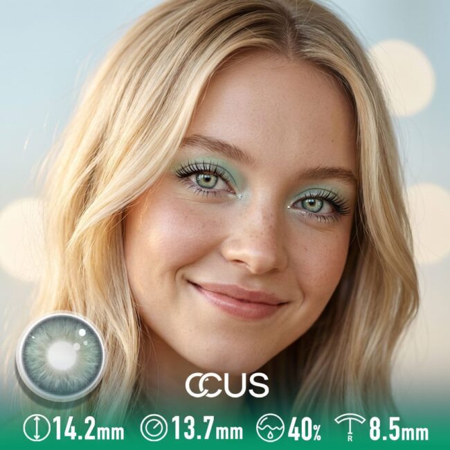 Sea Mist Green Mixed-Blood Lens