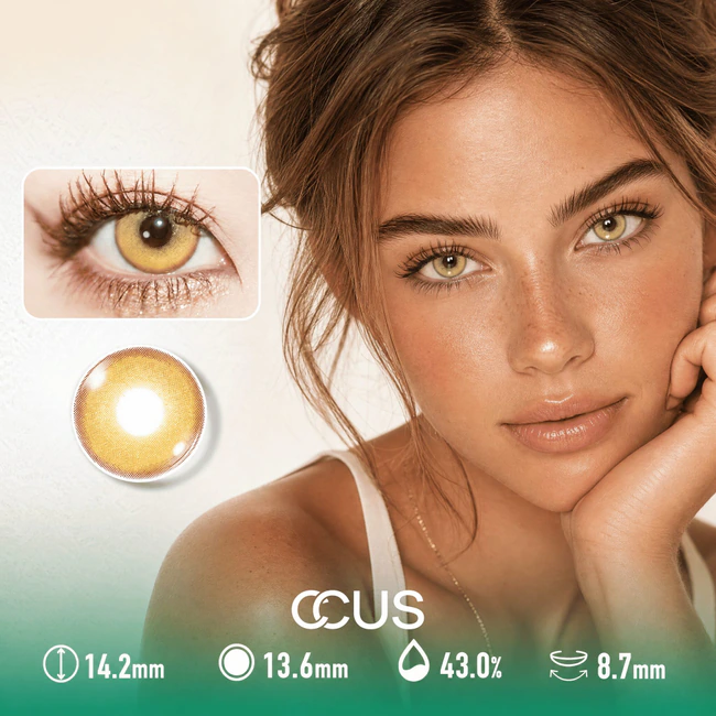 Sirocco Marigold Gold Contact Lenses