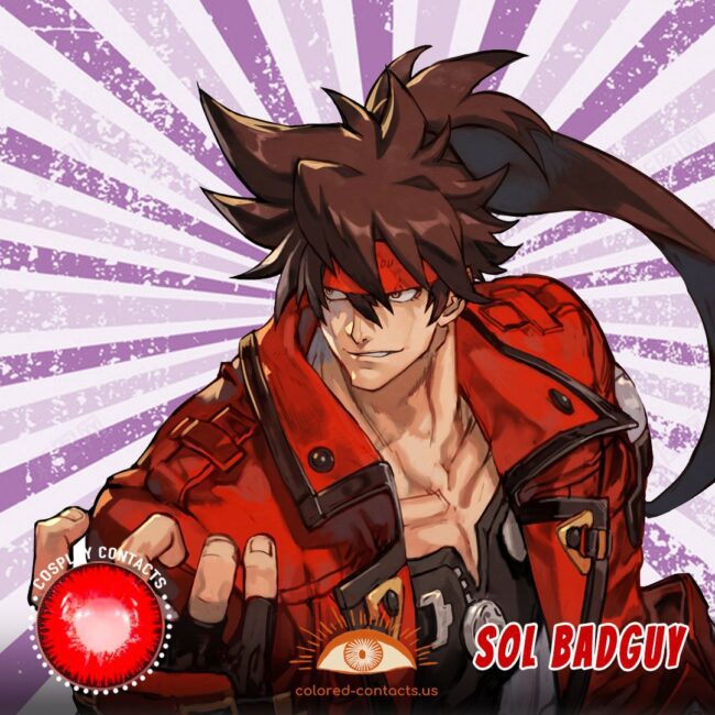 Guilty Gear : Sol Badguy Cosplay Contact Lenses
