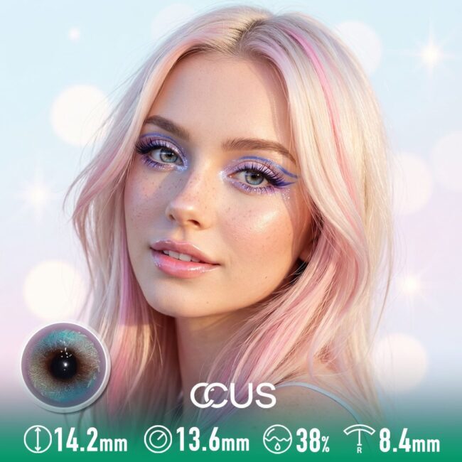 Unicorn Fantasy Rainbow Colored Contacts