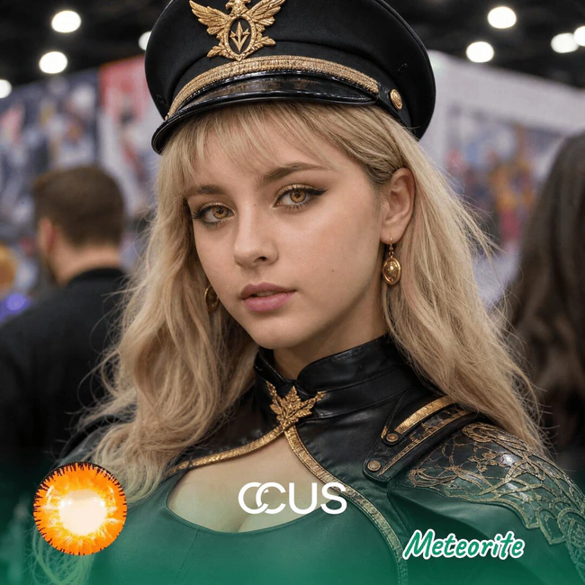 AK: Meteorite Cosplay Brown Contact Lenses