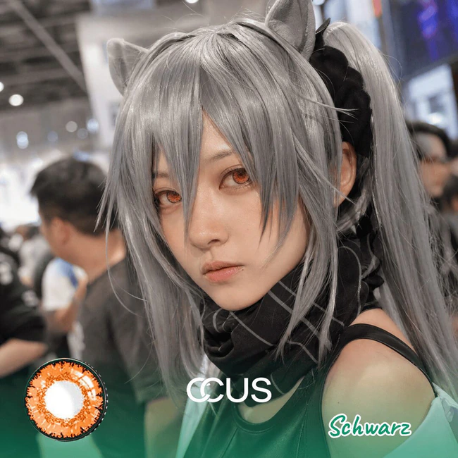 AK : Schwarz Cosplay Contact Lenses