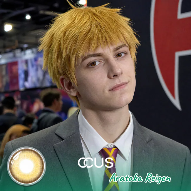 Lentes de Contacto de Color Mob Psycho 100: Arataka Reigen Cosplay Café