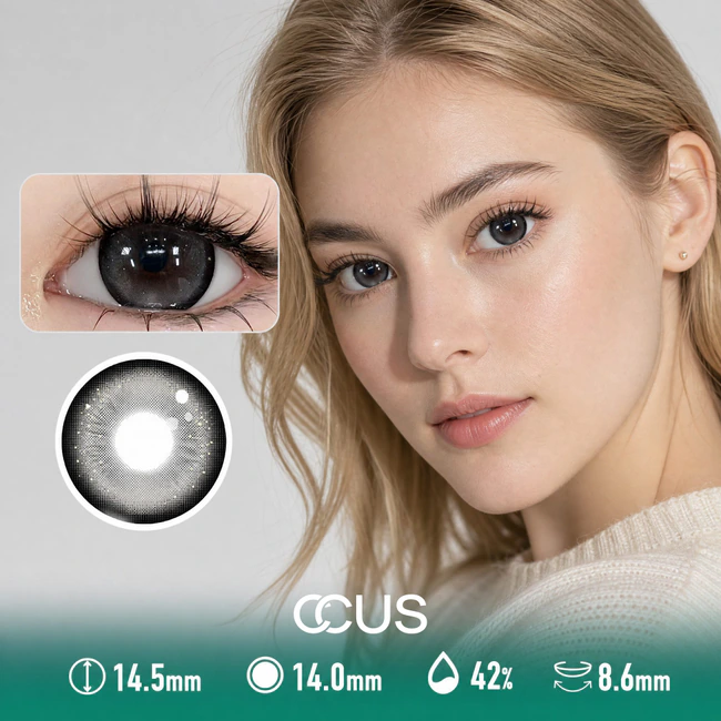 Autumn Nebula Slate Grey Contact Lenses