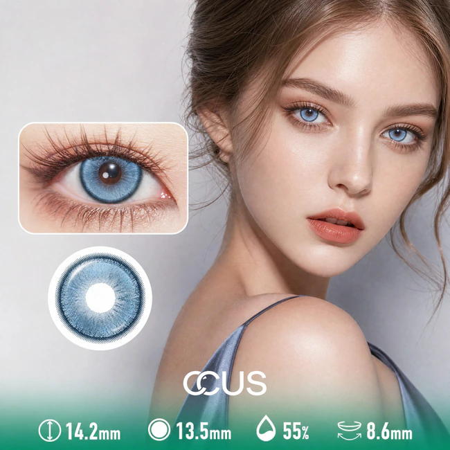 Bijou Azure Blue Contact Lenses