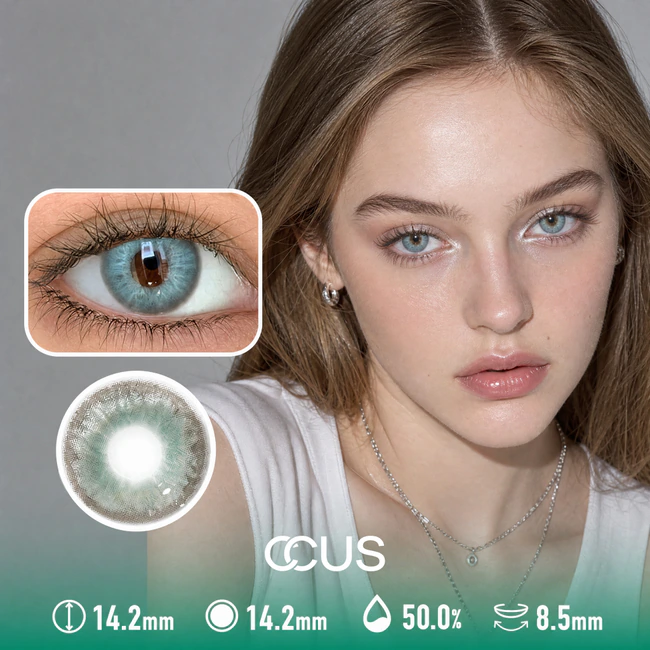 Lentes de Contacto de Color Azul Steel Smoke Gris