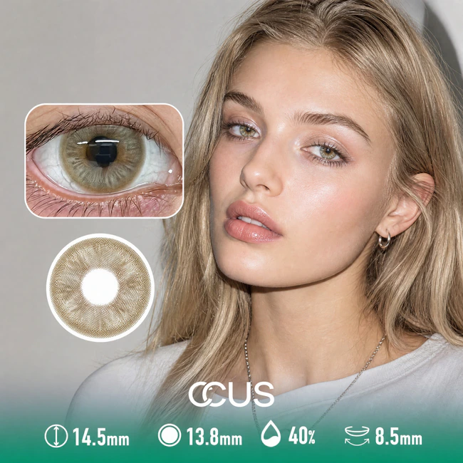 Lentes de Contacto de Color Butter Gloss Ámbar Café