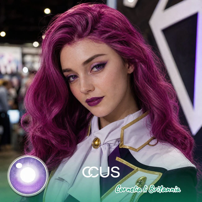 CG : Cornelia li Britannia Cosplay Contact Lenses