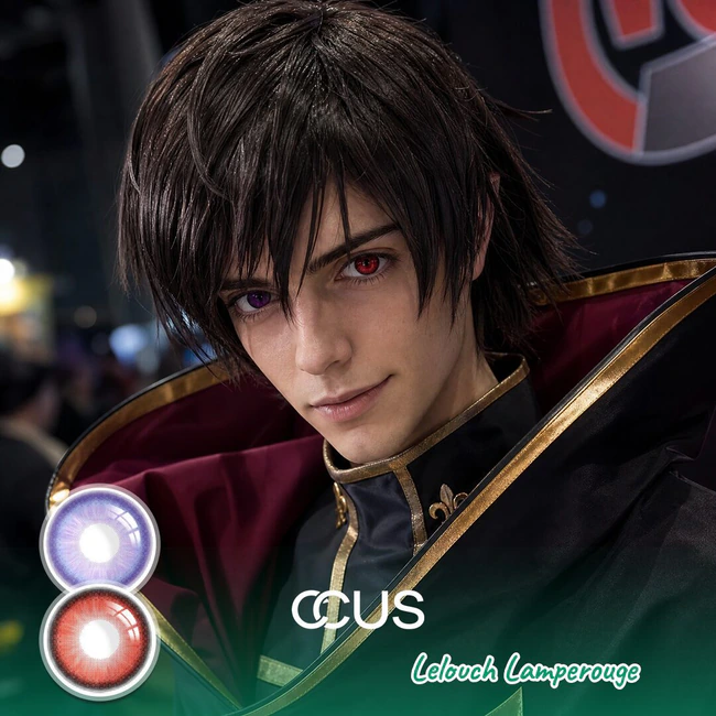 CG: Lelouch Lamperouge Cosplay Heterochromia Contact Lenses