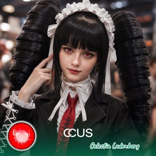 Celestia Ludenberg Cosplay Contacts
