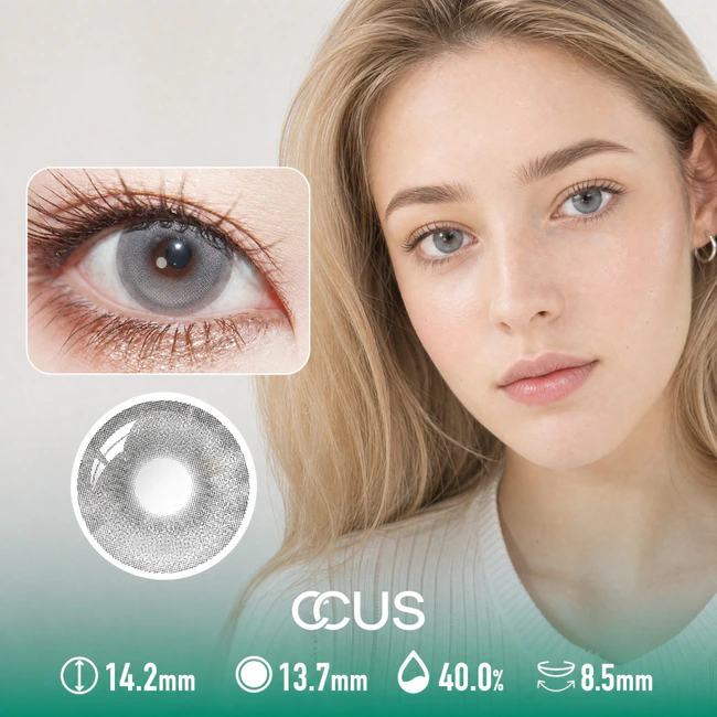 Dawn Lisbon Silver Grey Contact Lenses