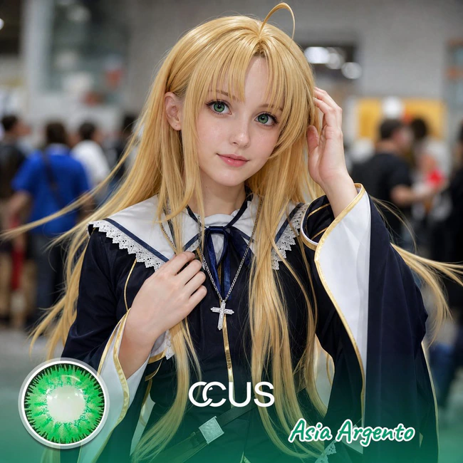 DxD: Asia Argento Cosplay Green Contact Lenses