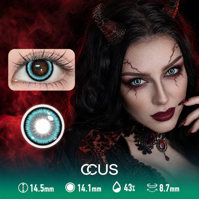 Eclipse Aqua Contact Lenses