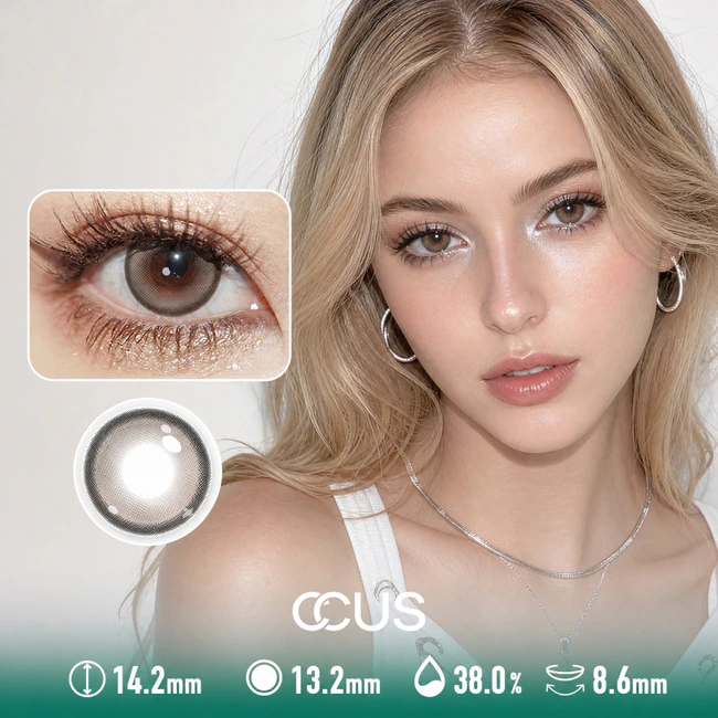 Flashback Mocha Brown Contact Lenses
