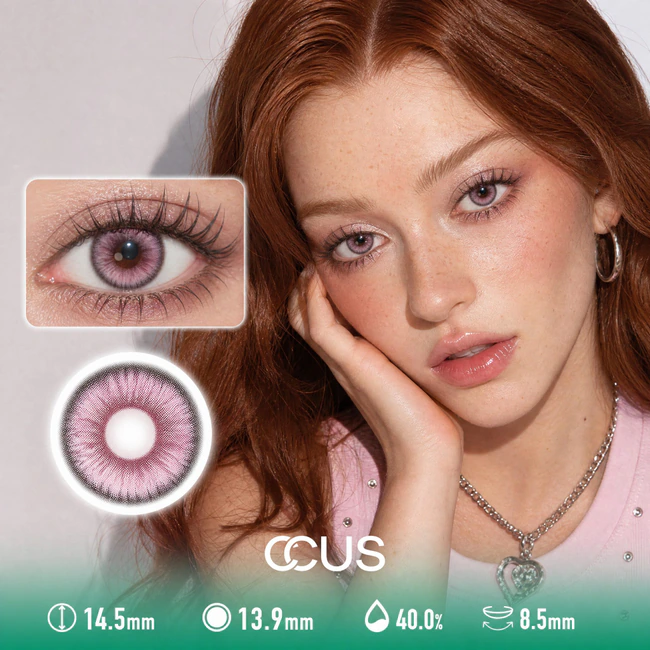 Frostlight Blush Pink Contact Lenses