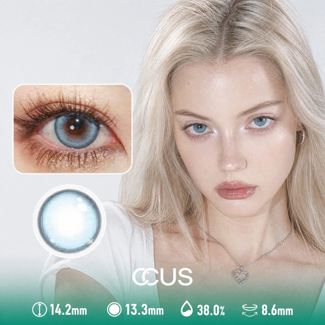 Glacier Glow Umber Amber Brown Contact Lenses