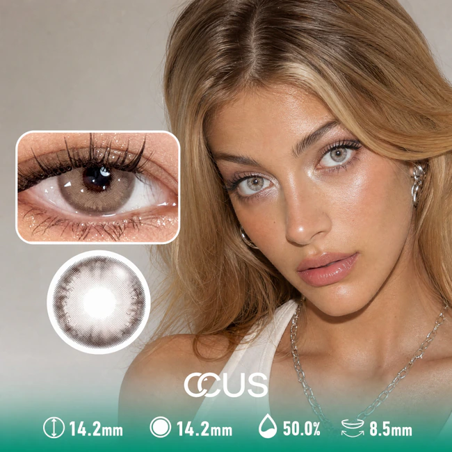 Lentes de Contacto de Color Glass Haze Café