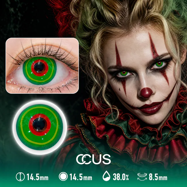 Gothic Green Halloween Contact Lenses