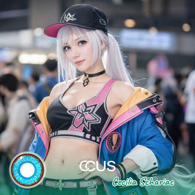 HG2 : Cecilia Schariac Cosplay Blue Contact Lenses