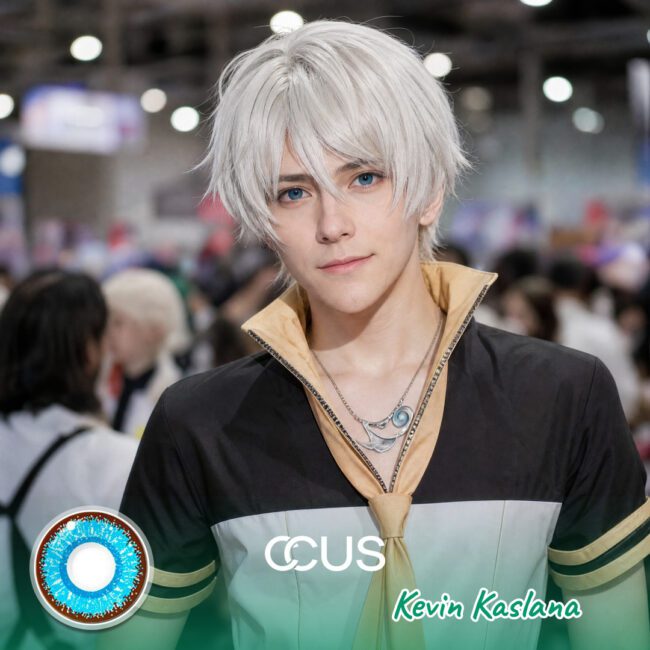 HG2 : Kevin Kaslana Cosplay Blue Contact Lenses