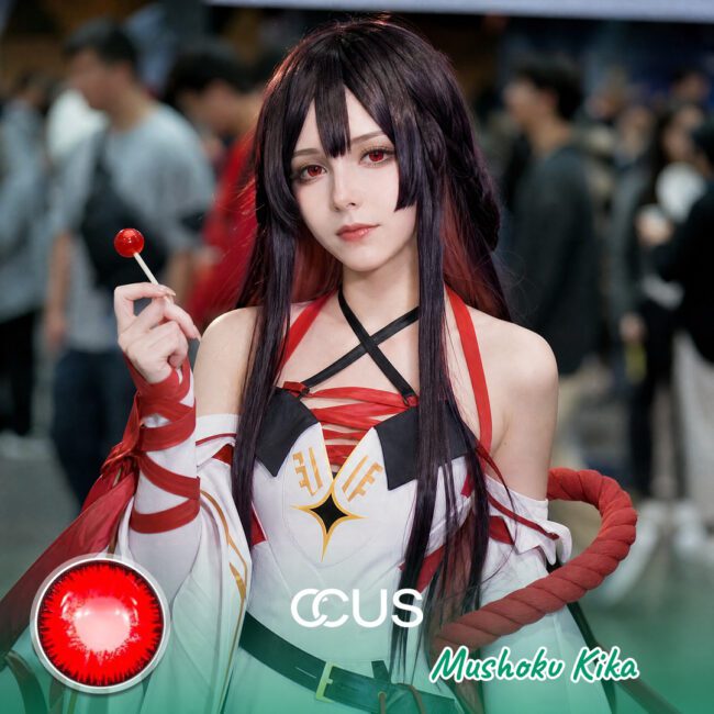 HG2 : Mushoku Kika Cosplay Red Contact Lenses