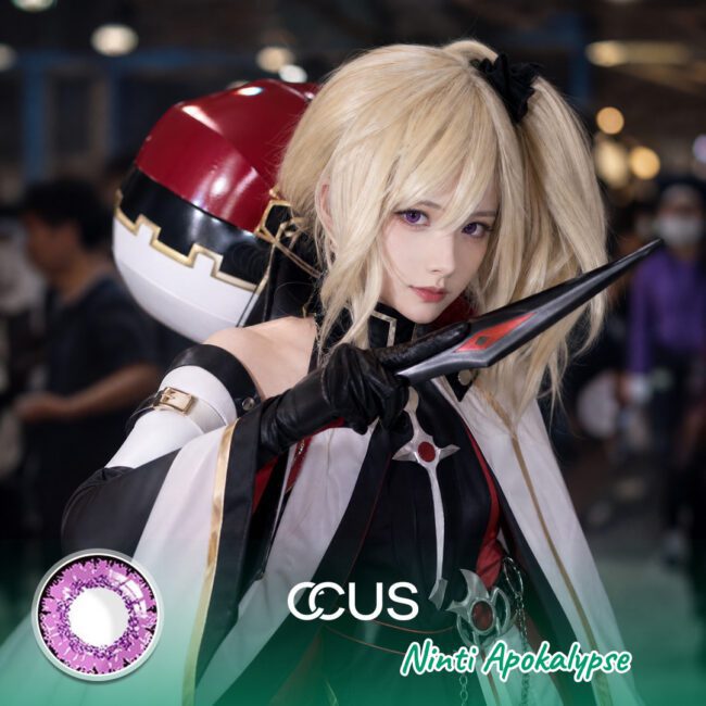 HG2 : Ninti Apokalypse Cosplay Purple Contact Lenses