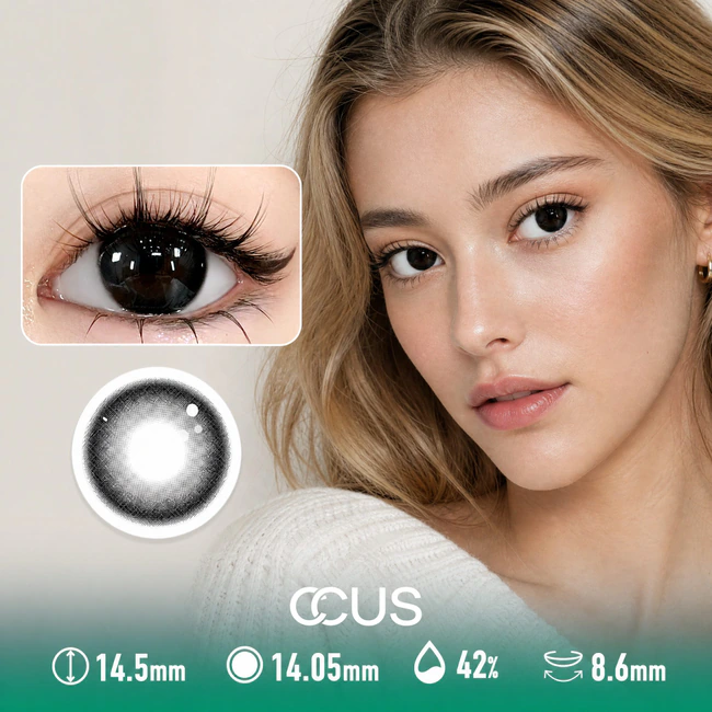 Hush Ink Black Contact Lenses