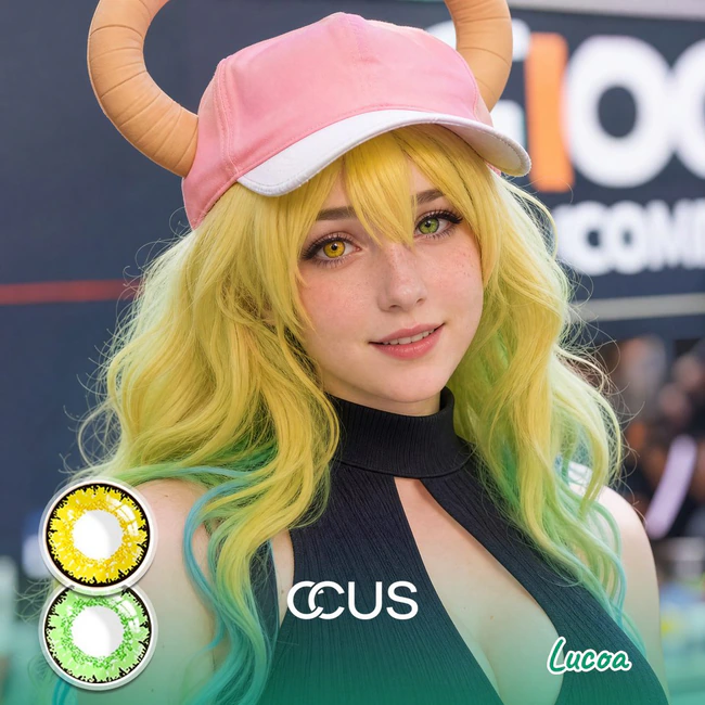 Lucoa Cosplay Heterochromia Contact Lenses